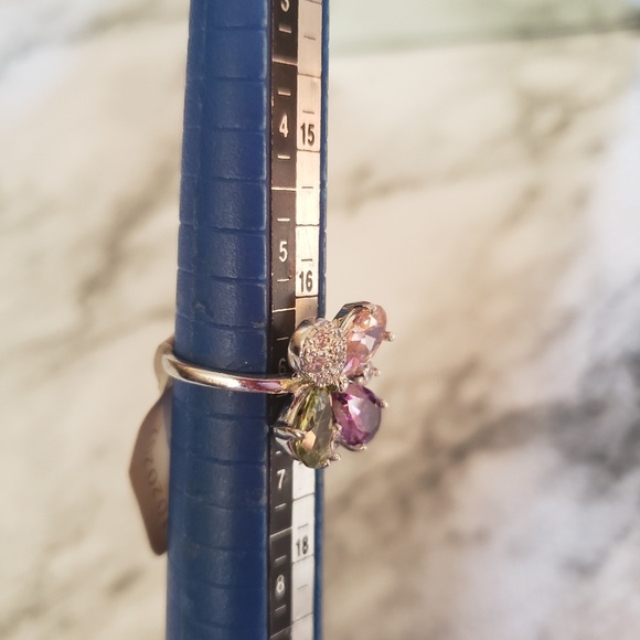 Fashion jewelry 18k gold plated flower ring - Picture 4 of 4